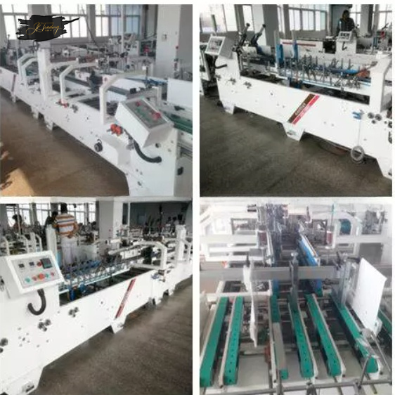 Automatic Corrugated Carton Box Folder Gluer Machine with Bottom Lock